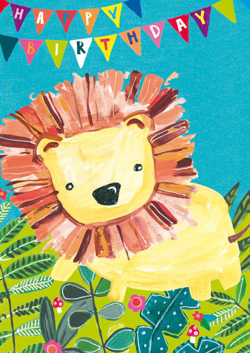 Picture of LION BIRTHDAY CARD
